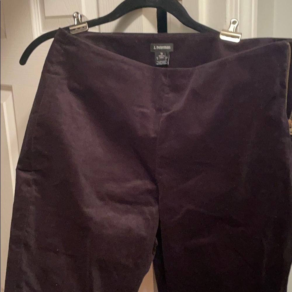 J Peterman slim fit corduroy side zip pants